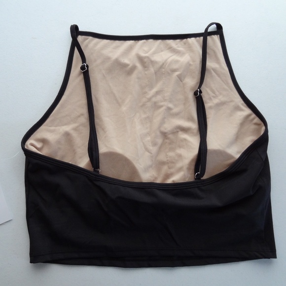 NWT Kortni Jeane 2XL Squared Up Top Black Solid - Picture 6 of 8